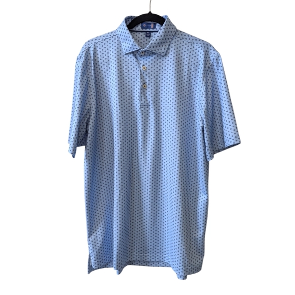 Stitch Golf Men’s Polo Double Dot Sz M/L - Picture 10 of 15